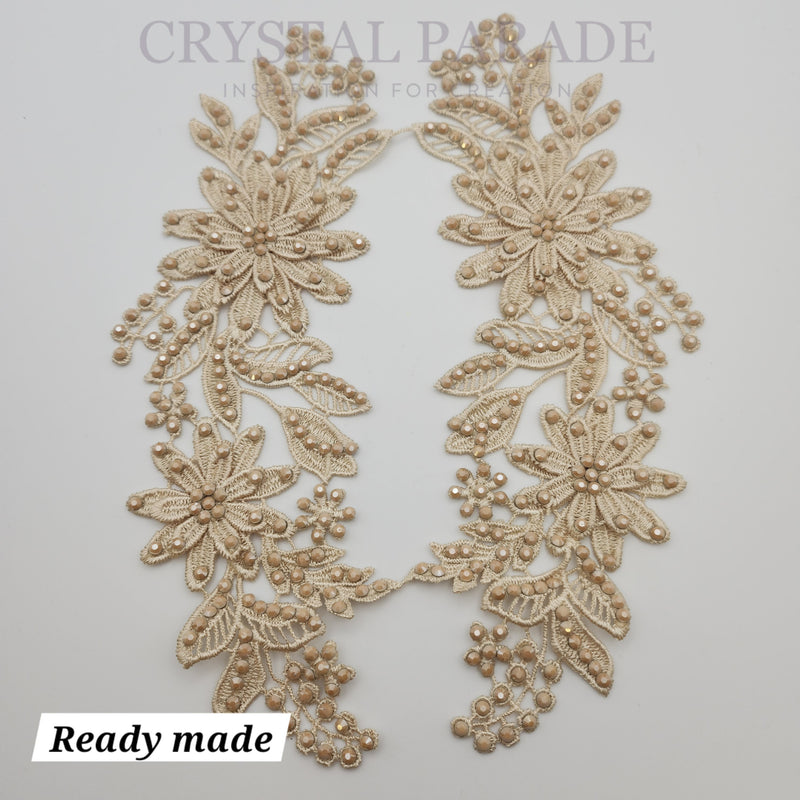 Zodiac Costume Applique Pair - Ivory