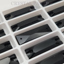 Zodiac Crystal Slim Baguette Sew on Stone - Jet