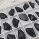 Zodiac Crystal Galactic Sew on Stone - Jet