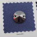 Zodiac Rivoli Sew on Stone - Jet Hematite