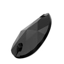 Swarovski 3230 Peardrop Sew on Stone - Jet Unfoiled