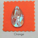 Zodiac Crystal Peardrop Sew on Stone - Juicy Peach