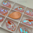 Zodiac Crystal Peardrop Sew on Stone - Juicy Peach