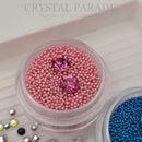 Swarovski & Zodiac Crystal Mix - Kiss all the time. Disco, ocassionally | Pack of 100 + FREE Caviar Beads
