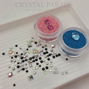 Swarovski & Zodiac Crystal Mix - Kiss all the time. Disco, ocassionally | Pack of 100 + FREE Caviar Beads