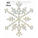 Zodiac Hotfix Crystal Iron on Transfers - Snowflake