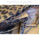 Self Adhesive Rhinestone Sheet SS8 (2.7mm) Leopard Print - 24cm x 39cm