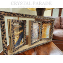 Self Adhesive Rhinestone Sheet SS8 (2.7mm) Leopard Print - 24cm x 39cm