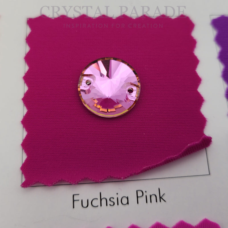 Zodiac Rivoli Sew on Stone - Light Fuchsia