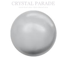 Swarovski Round Pearls 5810 6mm - Pack of 100 - Light Grey Pearl