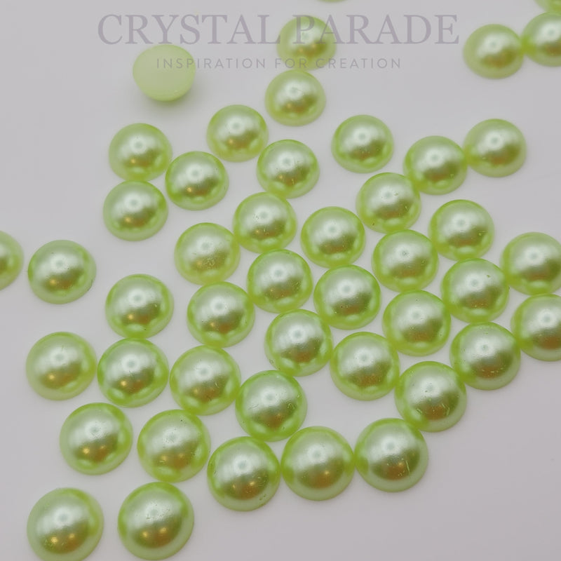 Zodiac Flatback Pearls - Light Peridot (P15)