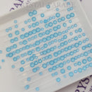 DISCONTUED - Zodiac Crystals Mixed Sizes Pack of 200 - Light Sapphire DeLite