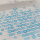 DISCONTUED - Zodiac Crystals Mixed Sizes Pack of 200 - Light Sapphire DeLite