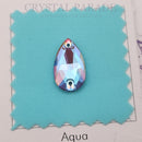 Limited Edition - Zodiac Crystal Peardrop Sew on Stone - Light Sapphire Shine