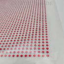Hotfix Transfer Rhinestone Sheet SS10 (3mm) Light Siam - A4