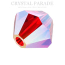 Preciosa Bicone Bead Light Siam AB 2X