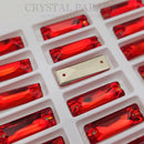 Zodiac Crystal Slim Baguette Sew on Stone - Light Siam