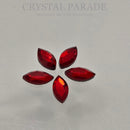 Zodiac Hotfix Navette Shape 4x8mm Light Siam - Pack of 20