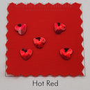 Zodiac Crystal Rivoli Heart Shape 7mm - Light Siam