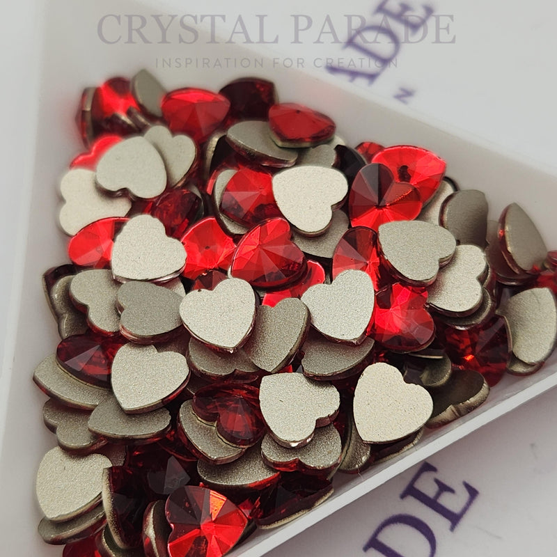 Zodiac Crystal Rivoli Heart Shape 7mm - Light Siam