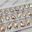 Zodiac Crystal Galactic Sew on Stone - Light Smoked Topaz Shimmer