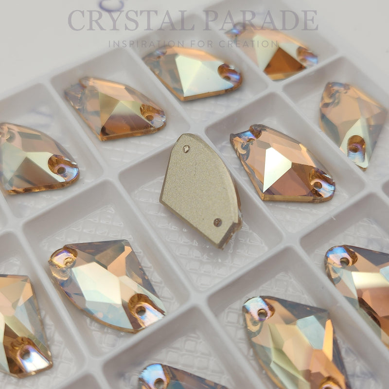 Zodiac Crystal Galactic Sew on Stone - Light Smoked Topaz Shimmer