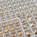 Zodiac Rivoli Sew on Stone - Light Smoked Topaz Shimmer