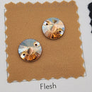 Zodiac Rivoli Sew on Stone - Light Smoked Topaz Shimmer