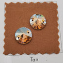 Zodiac Rivoli Sew on Stone - Light Smoked Topaz Shimmer