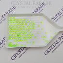 Zodiac Crystals Mixed Sizes Pack of 200 - Lime Neon Opal