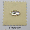 Limited Edition - Zodiac Crystal Navette Sew on Stone - Luminous Green