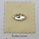 Zodiac Sew on Stone Navette - Luminous Green