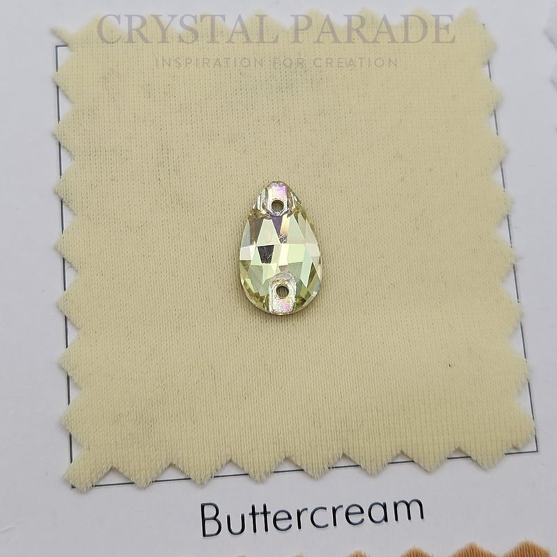 DISCONTINUED - Zodiac Crystal Peardrop Sew on Stone - Luminous Green