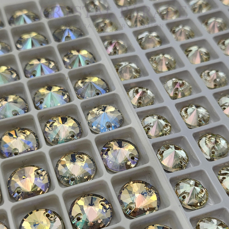 Limited Edition - Zodiac Rivoli Sew on Stone - Luminous Green