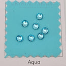 Luna Non Hotfix Rhinestones - Aquamarine