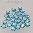 Luna Non Hotfix Rhinestones - Aquamarine Satin