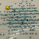 Luna Non Hotfix Rhinestones SS3 (1.5mm) Pack of 100 - Aquamarine