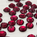 Luna Non Hotfix Rhinestones - Burgundy