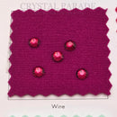 Luna Non Hotfix Rhinestones - Burgundy