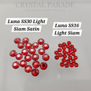 Luna Non Hotfix Rhinestones - Light Siam Satin