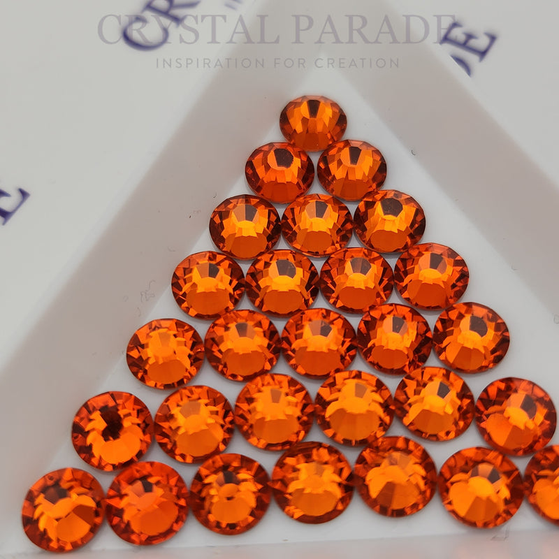 Luna Non Hotfix Rhinestones - Orange