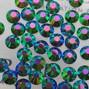 Luna Non Hotfix Rhinestones - Peacock Green