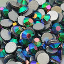 Luna Non Hotfix Rhinestones - Peacock Green