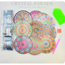 Diamond Painting Coaster Kit - Mandala Blooms