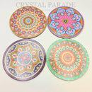 Diamond Painting Coaster Kit - Mandala Blooms