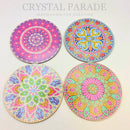 Diamond Painting Coaster Kit - Mandala Blooms