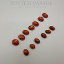 Preciosa Oval Cabochon - Marble Coral (03298)