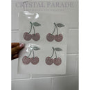 Zodiac Hotfix Crystal Iron on Transfers - Cherries [Various sizes]