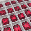 Zodiac Sew on Stone Emerald Cut - Medium Siam