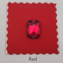 Zodiac Sew on Stone Emerald Cut - Medium Siam